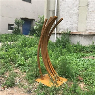Modern design Corten stålskulptur