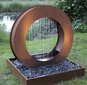 Steel Metal Water Feature