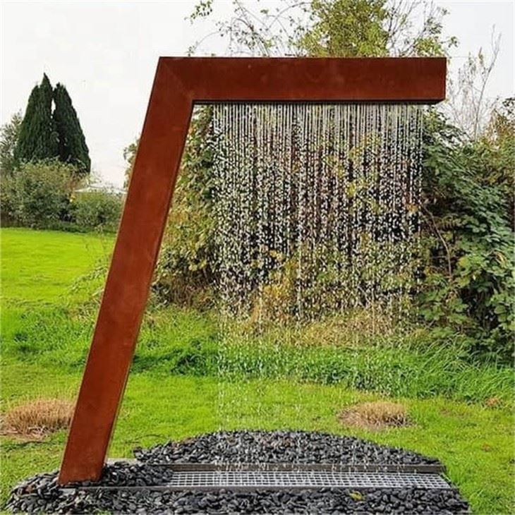 Metal Cycling Water Fountain