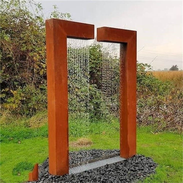 Metal Cycling Water Fountain