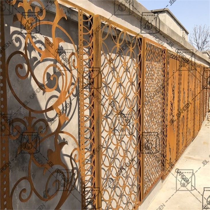 Steel Panel Screen For Garden
