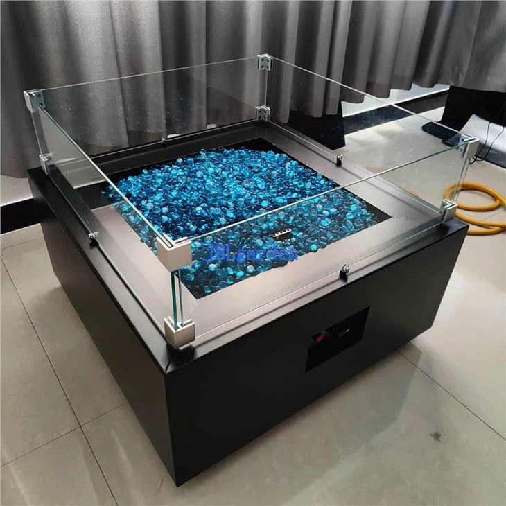 American Outdoor Garden Gas Propane Firepit Tables