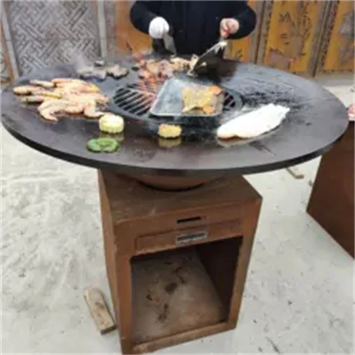 Corten stålgrill