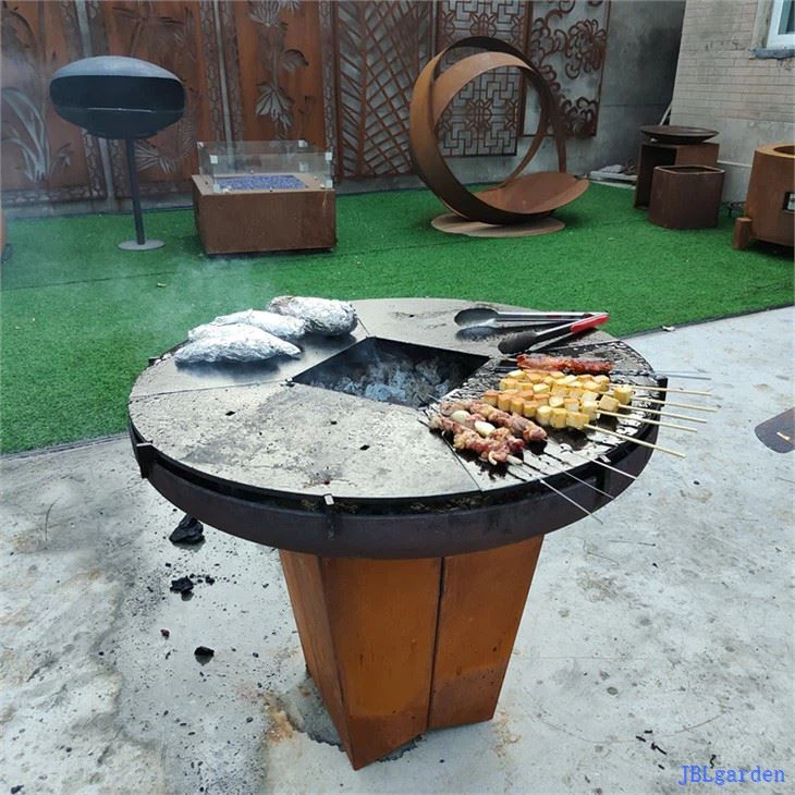 CORTEN Steel BBQ Grill