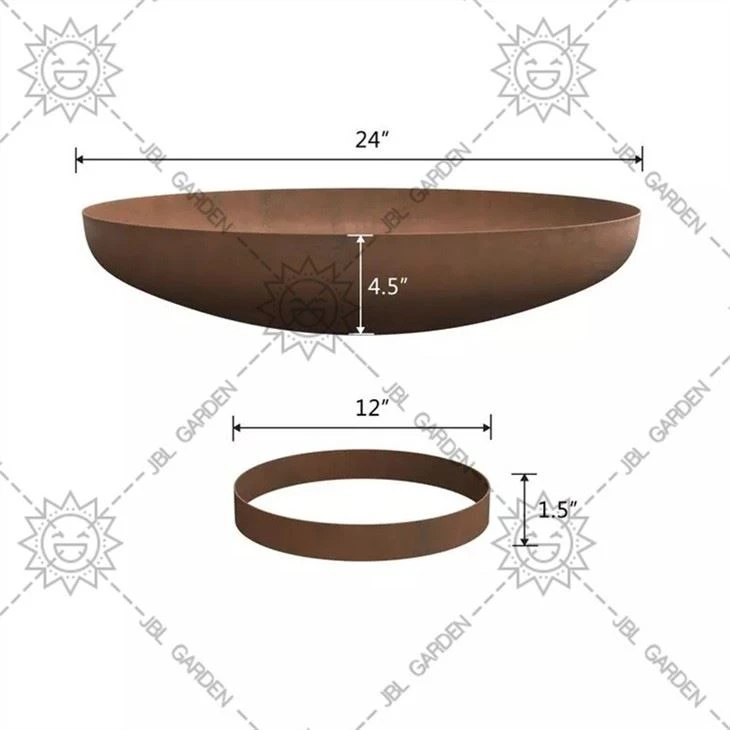 Corten Steel Fire Bowl Uk