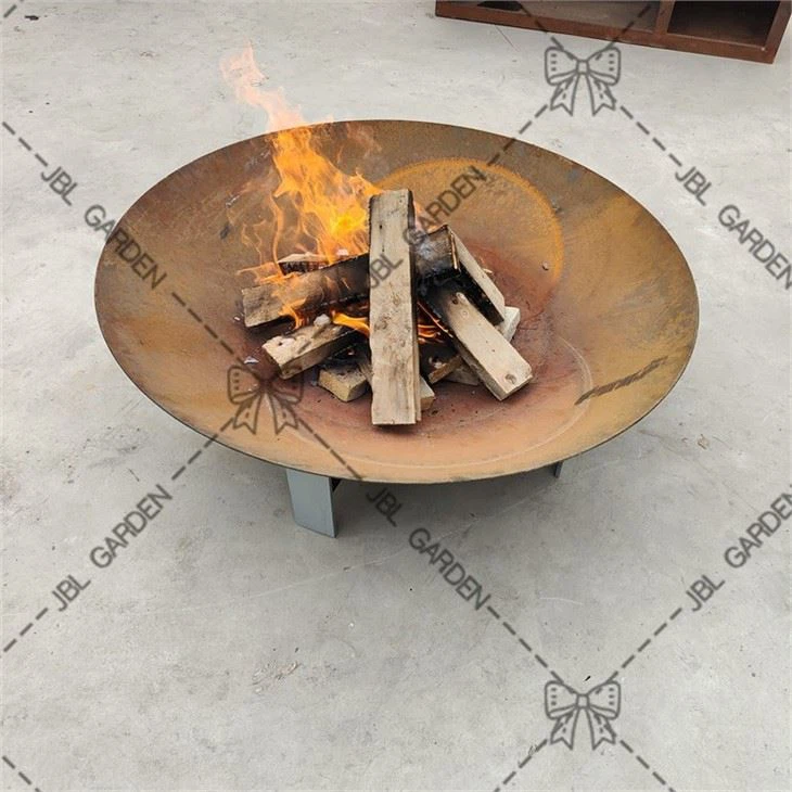 Corten Steel Fire Pit Burner Bowl