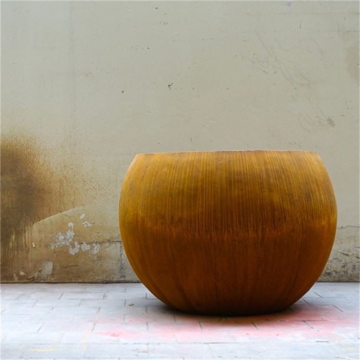 Corten Steel Planters-hängande vägg