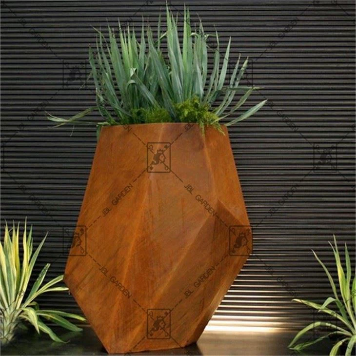 Metal Outdoor Pots