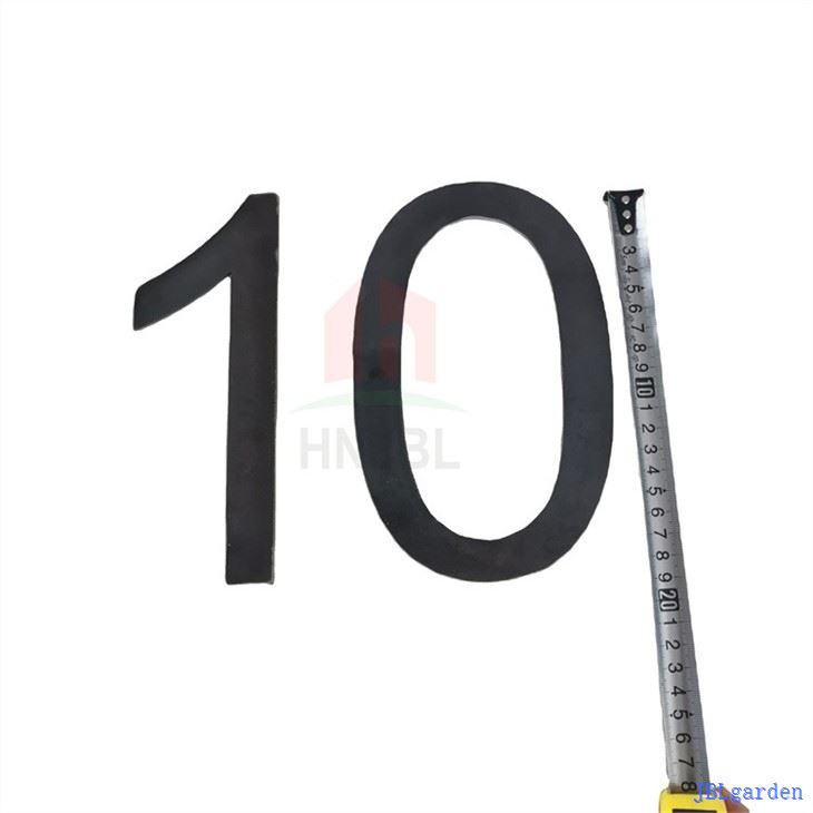 Modern Metal House Numbers