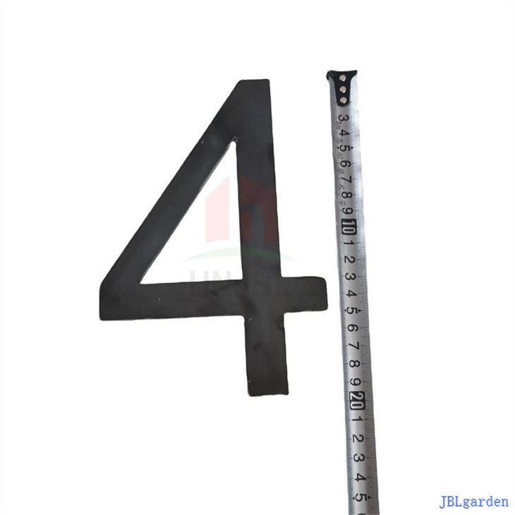 Modern Metal House Numbers