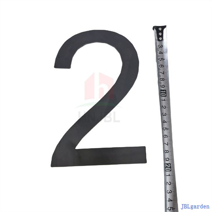 Modern Metal House Numbers
