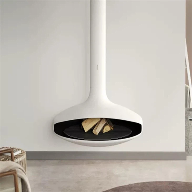 Modern Wood Fireplace