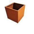 Utomhus metall staket plantering