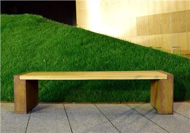 Corten stålbänk