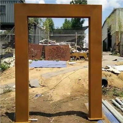 Corten stålfontän