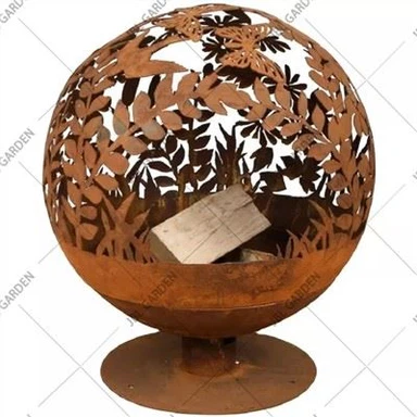 Eldstadens kula i metall