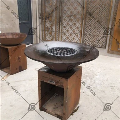 Modern design CORTEN Steel Bbq
