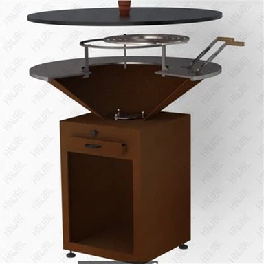 Utomhus Corten Steel BBQ Grill och grill