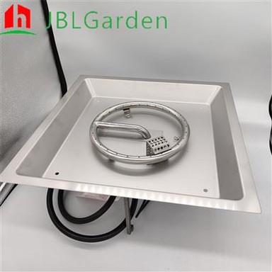 Rektangulär eldstadsbrännare