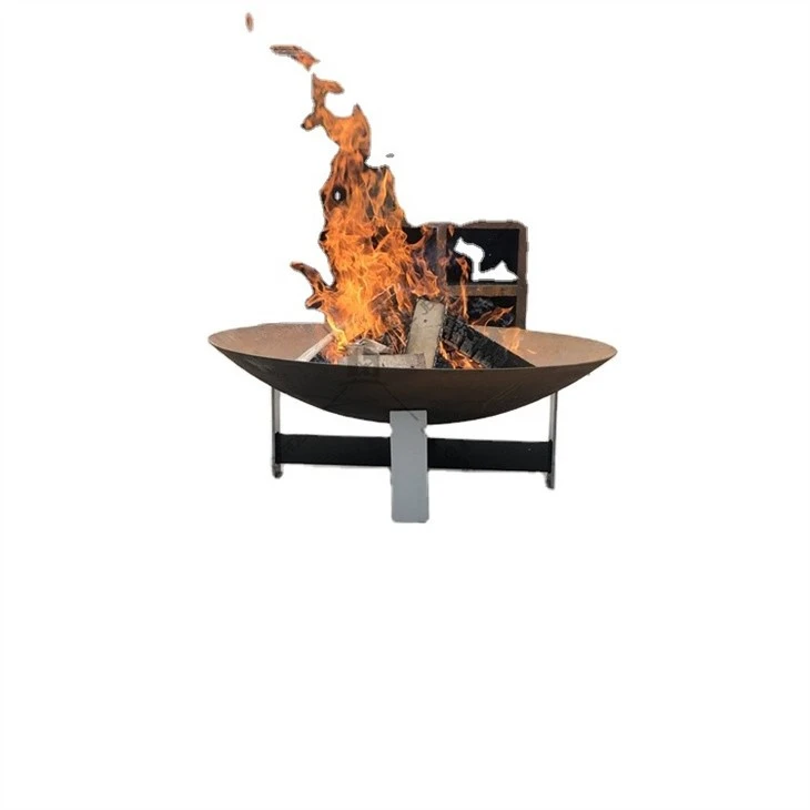 Steel Fire Pit Bowl Bakgård
