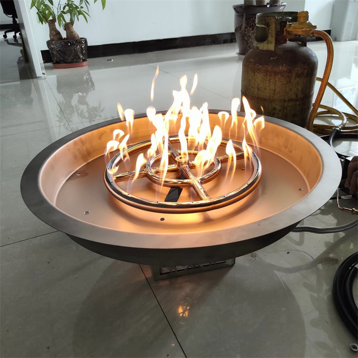 Round Smokeless Gas Fire Pit