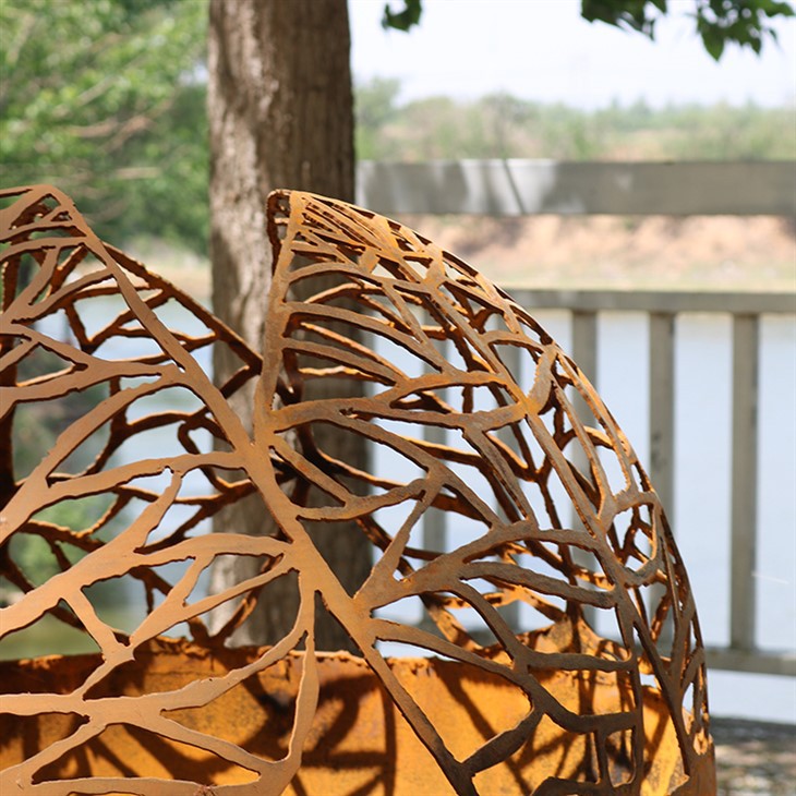 Brasero Firebowl Firepit i metall