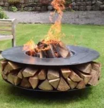 Metall för eldstad