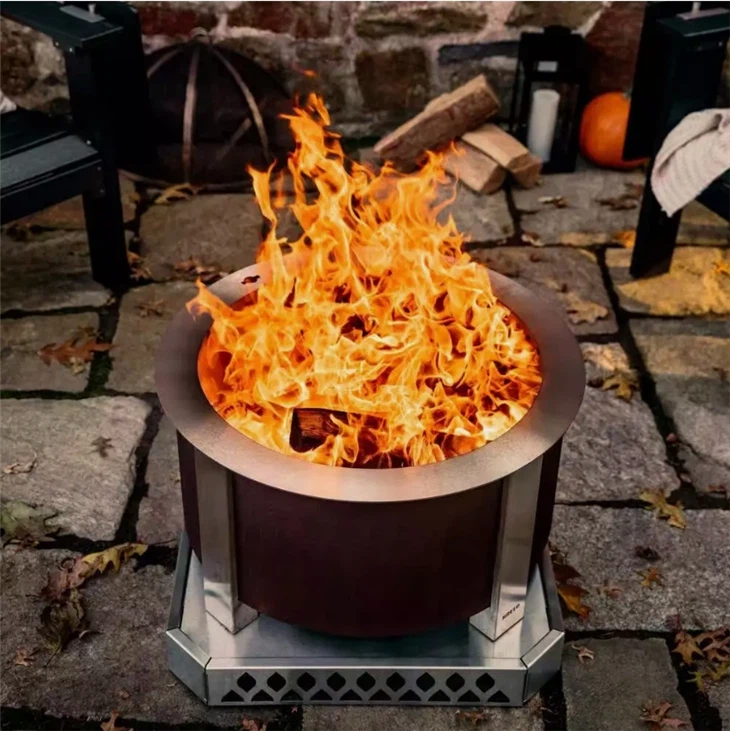 Outdoor Rusty Fire Pit