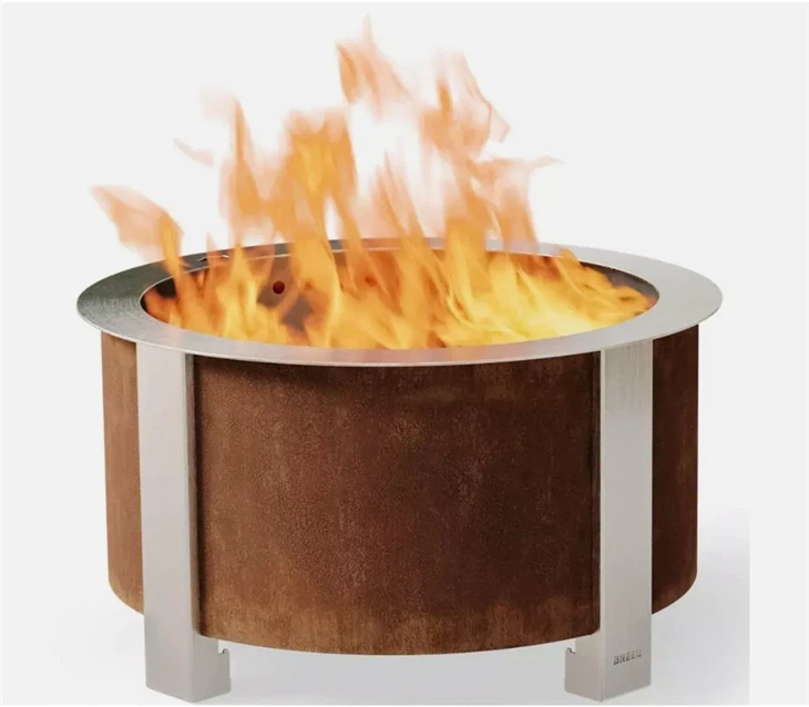 Outdoor Rusty Fire Pit