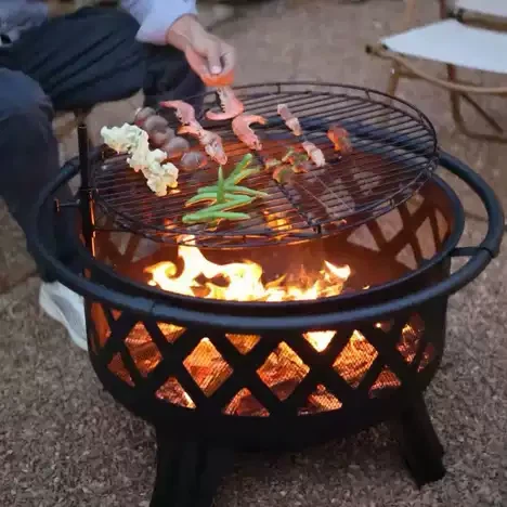 Uteplats Metal Fire Pit