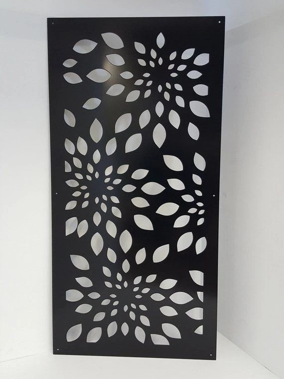 Perforated Corten Steel Fence For Landscaping