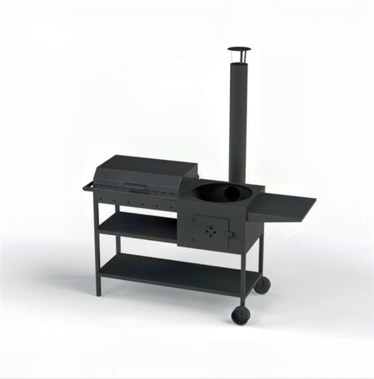 Rusty BBQ Grill Of Corten