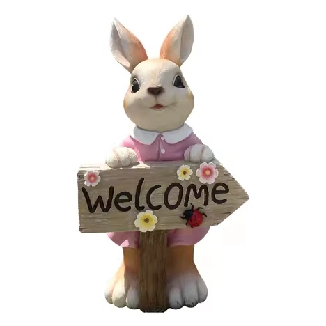 Simulation Rabbit Garden Decoration
