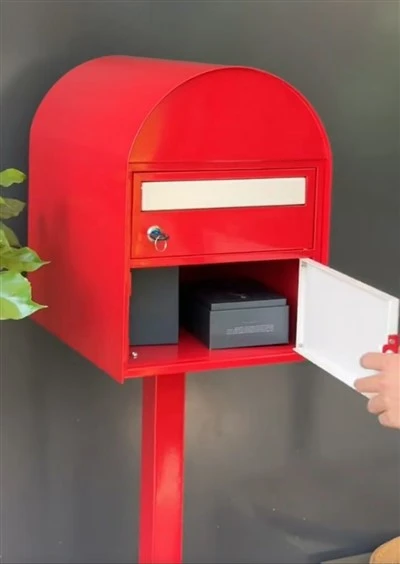 Utomhus järn Postbox Trädgårdsdekoration