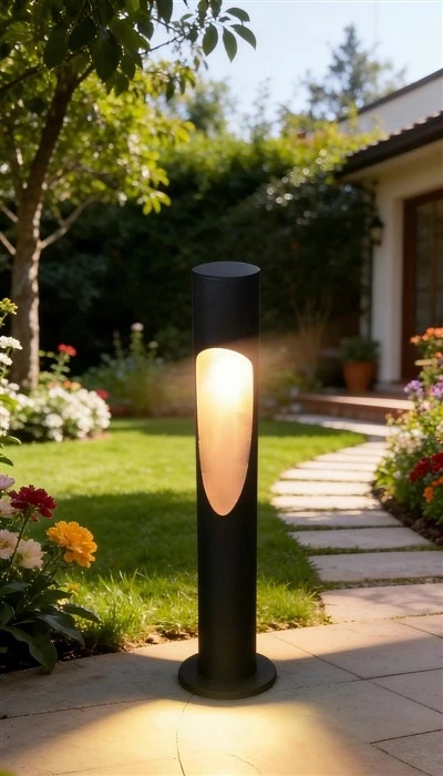 Vintage Patina Corten Steel Lampa