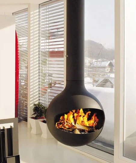 Sphere Steel Supended Firepit