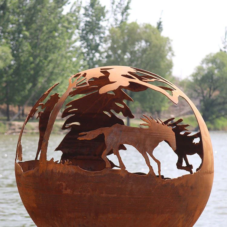 Wood Firebowl Firepit factory